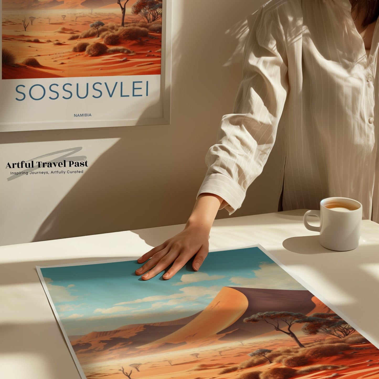 Sossusvlei Desert Poster | Namibia Wall Art