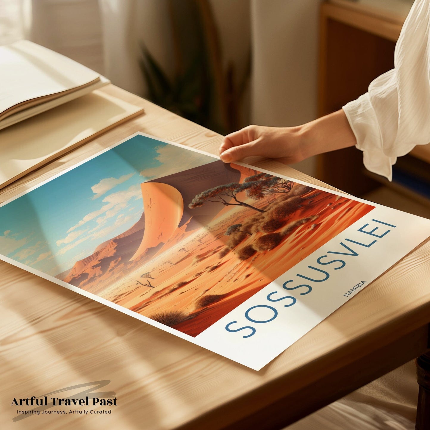 Sossusvlei Desert Poster | Namibia Wall Art