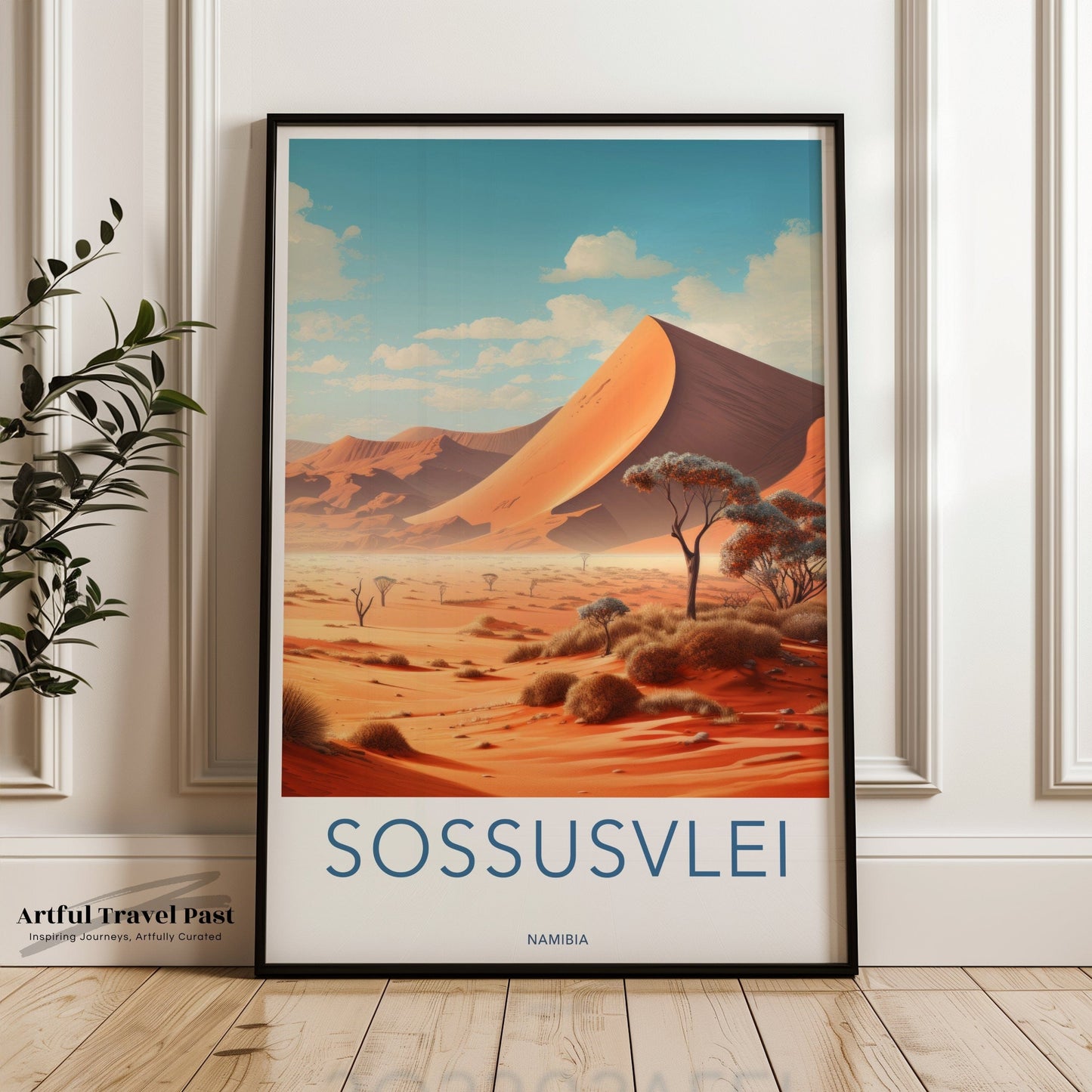 Sossusvlei Desert Poster | Namibia Wall Art