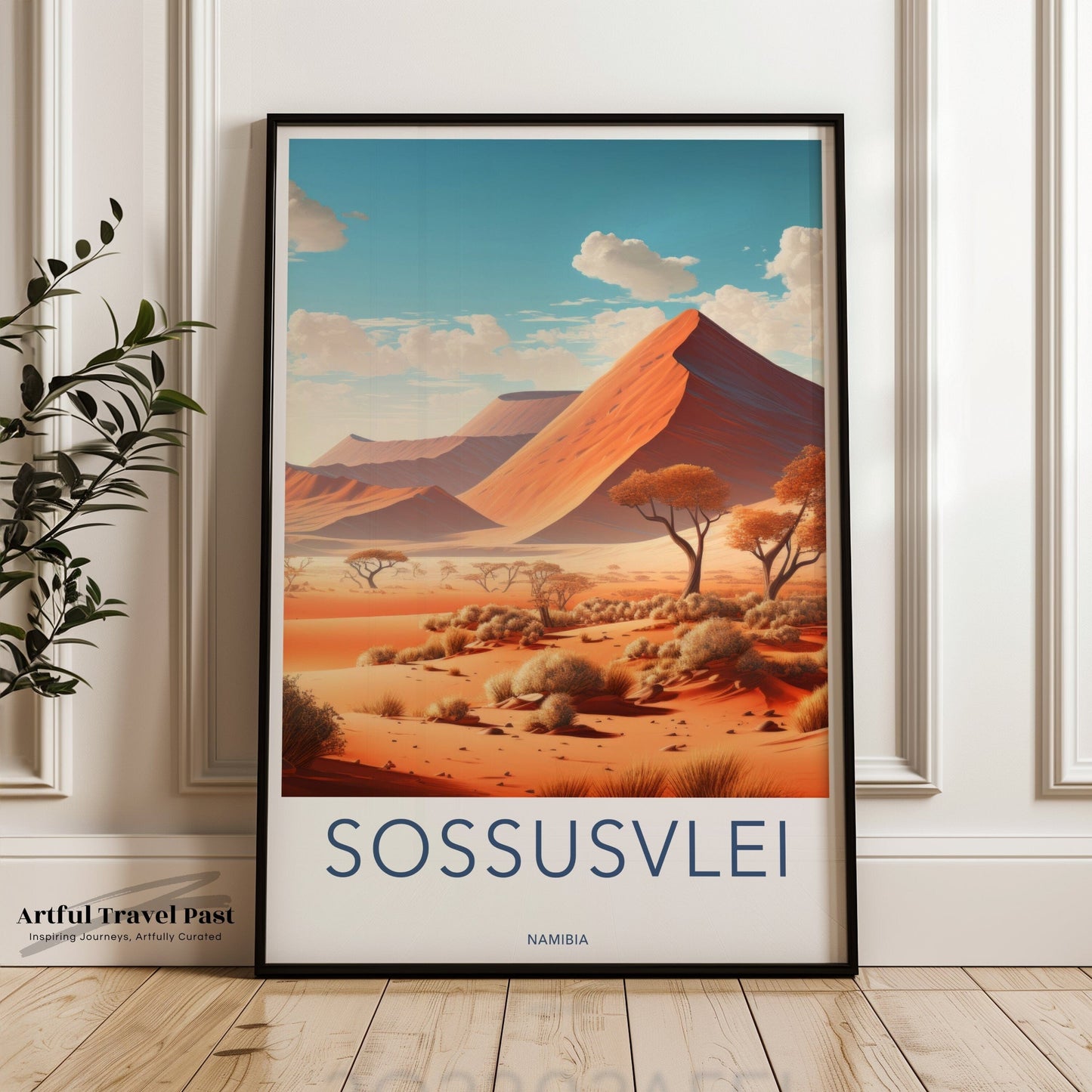 Sossusvlei Dunes Poster | Namibia Wall Art