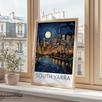 South Yarra Poster - Australia Wall Art