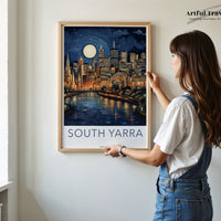 South Yarra Poster - Australia Wall Art