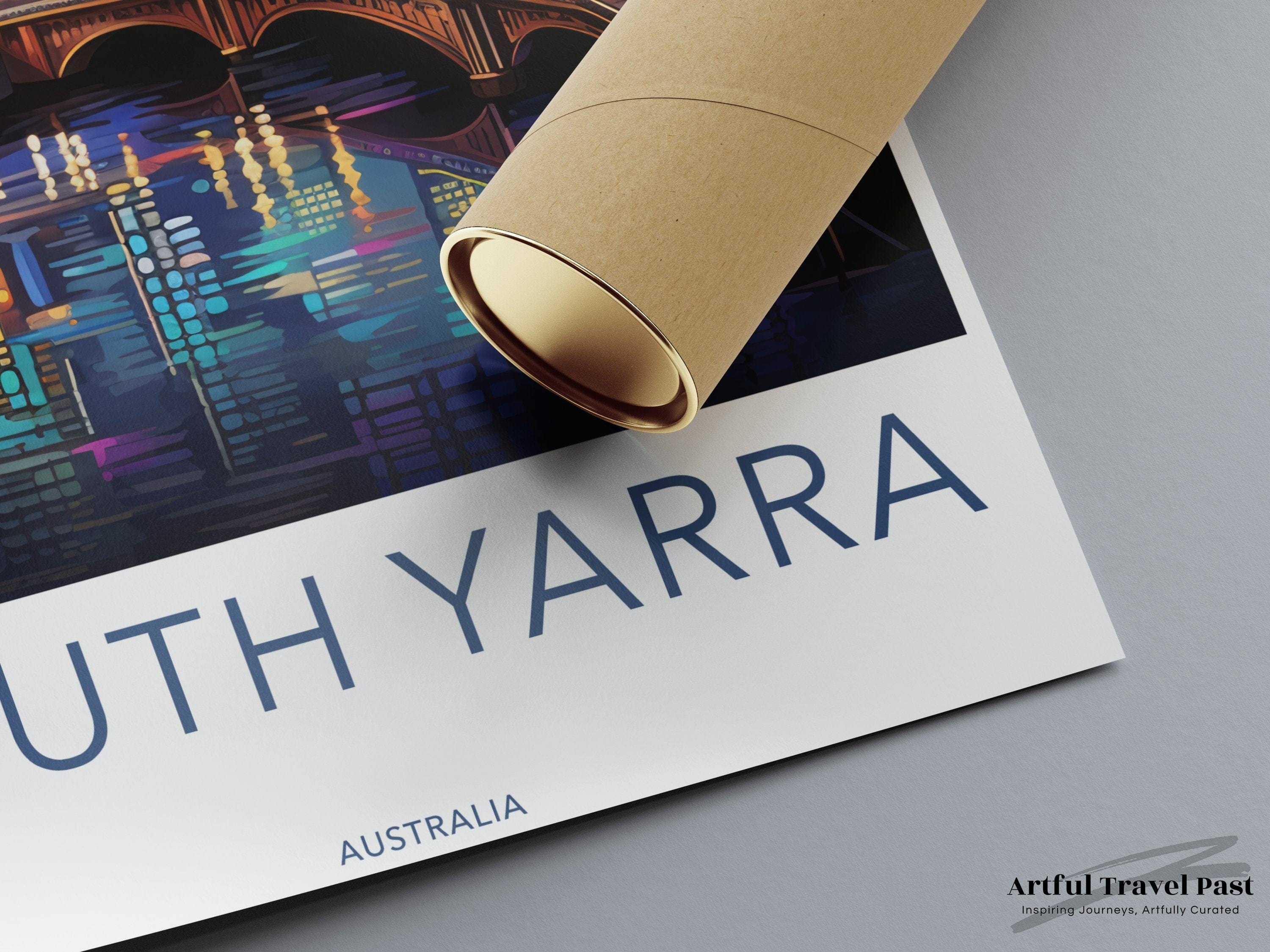 South Yarra Poster - Australia Wall Art