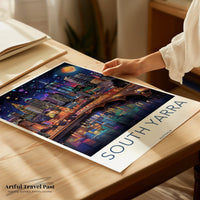 South Yarra Poster - Australia Wall Art