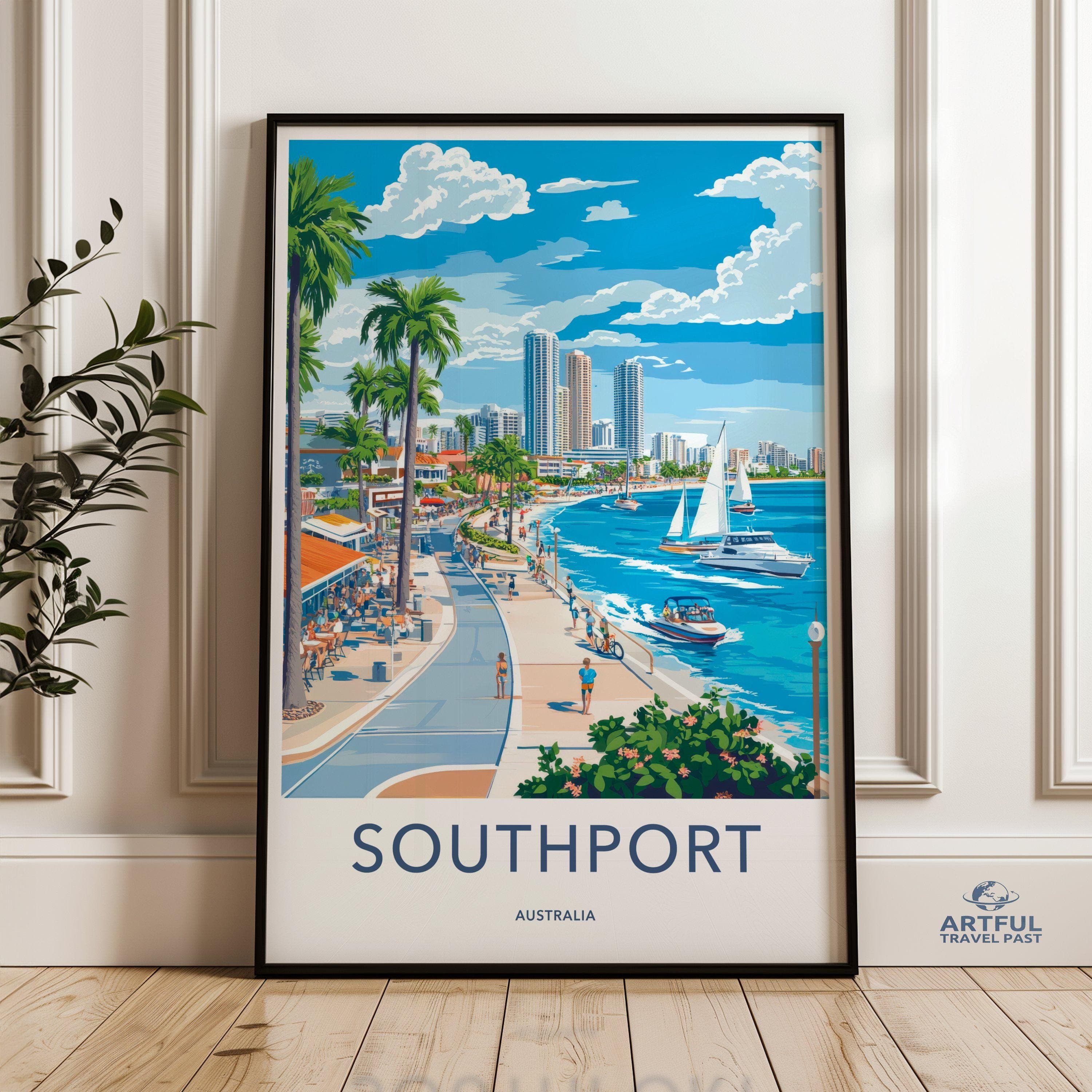 Southport Poster - Australia Wall Art