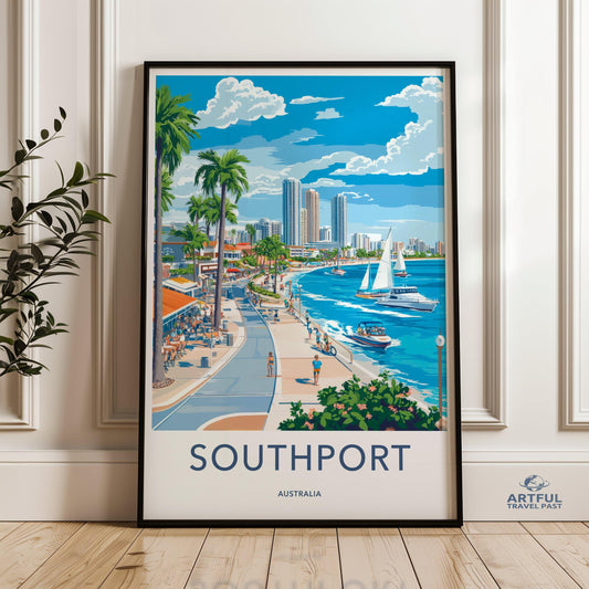 Southport Poster - Australia Wall Art
