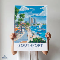Southport Poster - Australia Wall Art