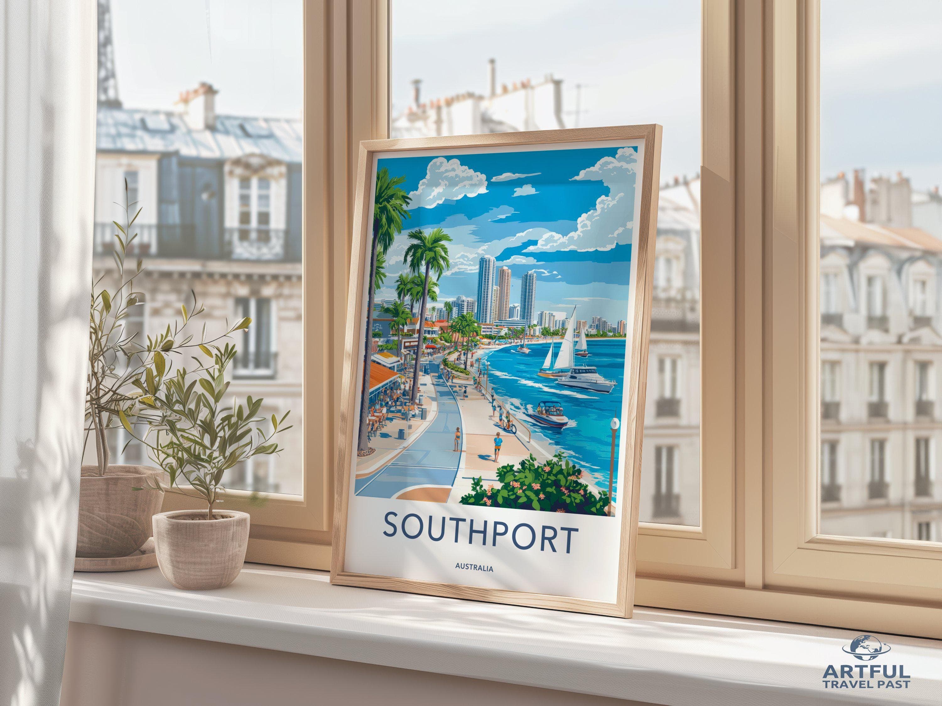 Southport Poster - Australia Wall Art