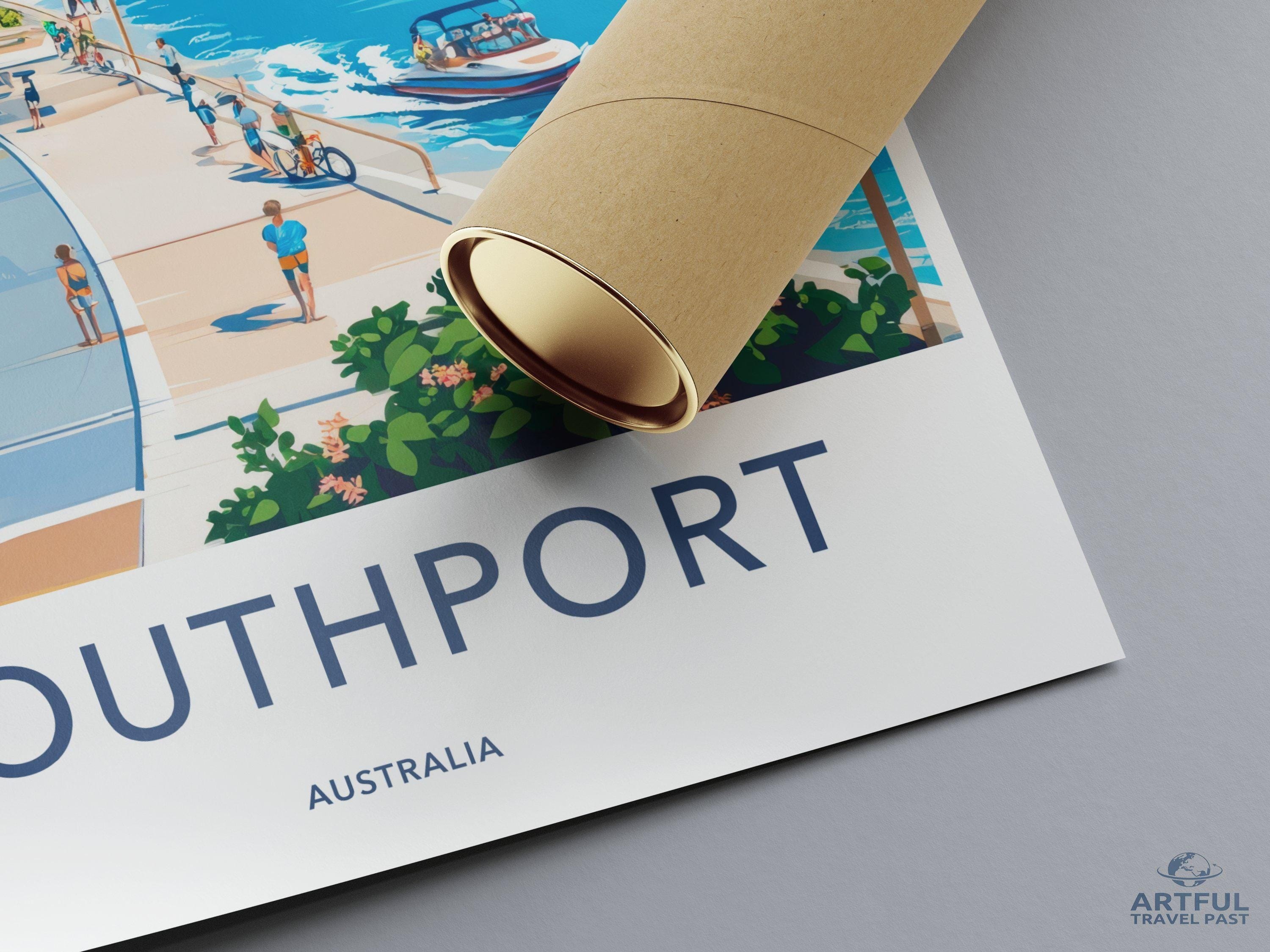 Southport Poster - Australia Wall Art