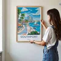 Southport Poster - Australia Wall Art