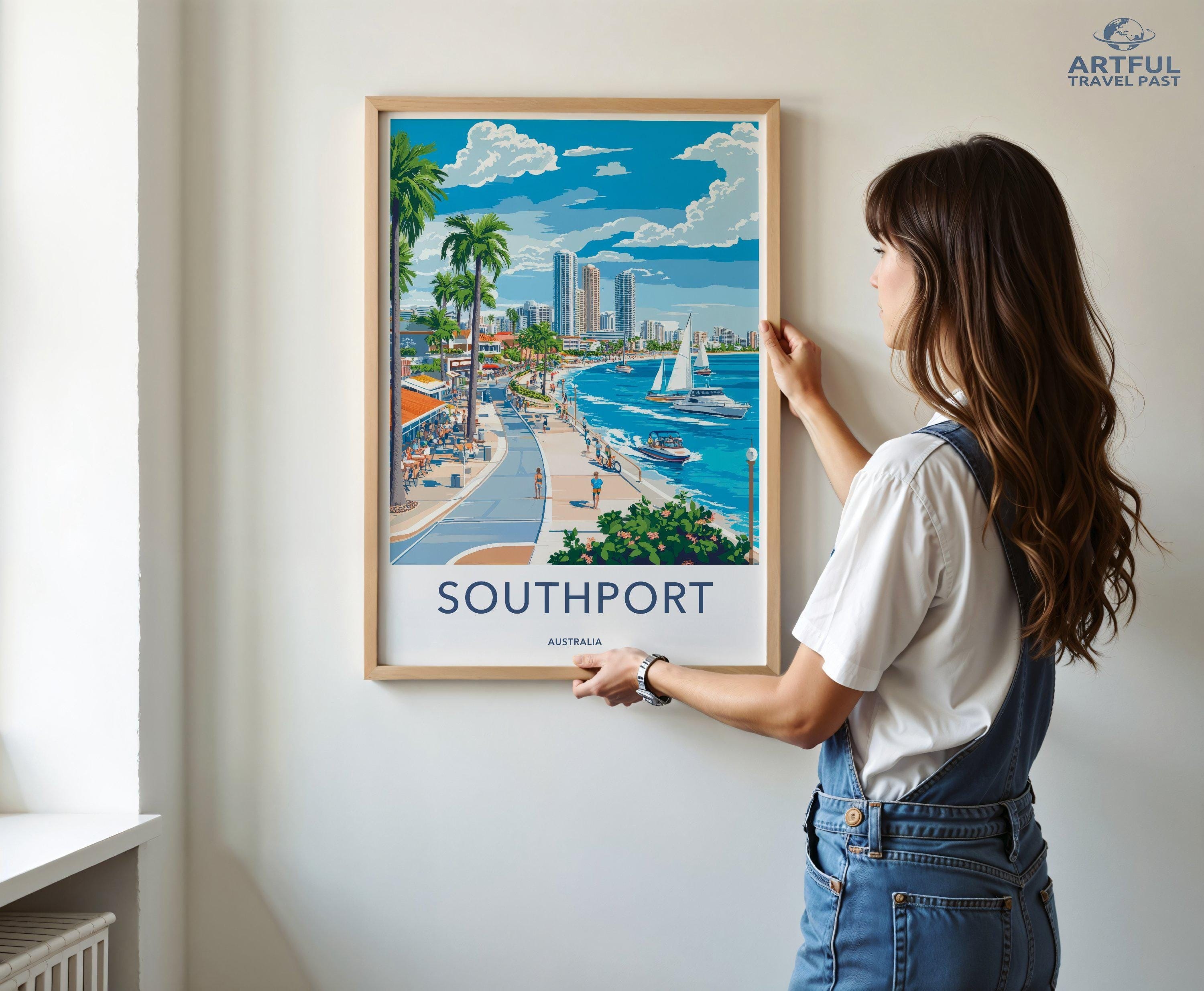 Southport Poster - Australia Wall Art