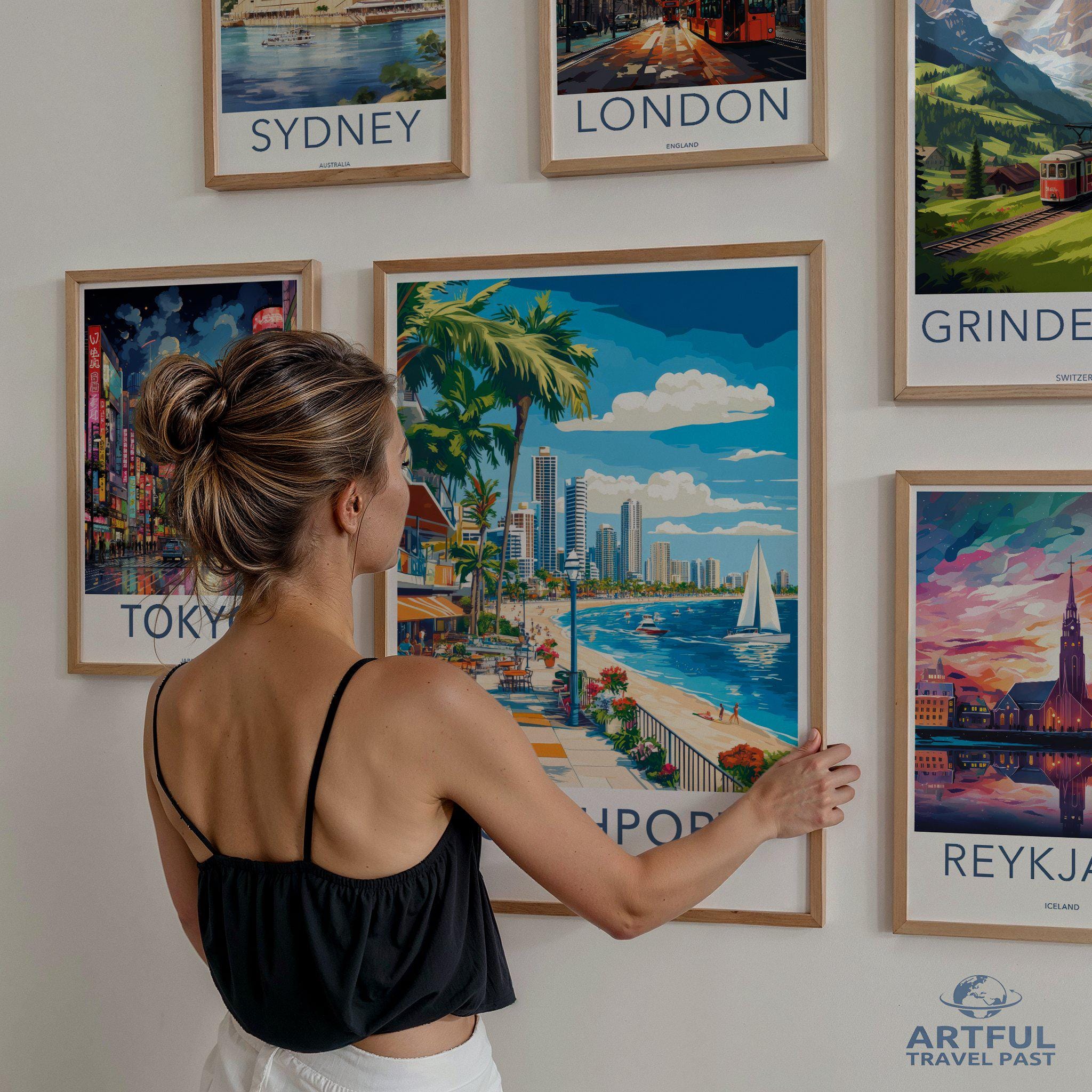 Southport Poster - Australia Wall Art