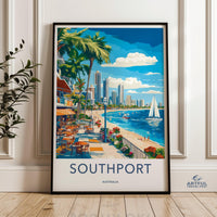 Southport Poster - Australia Wall Art