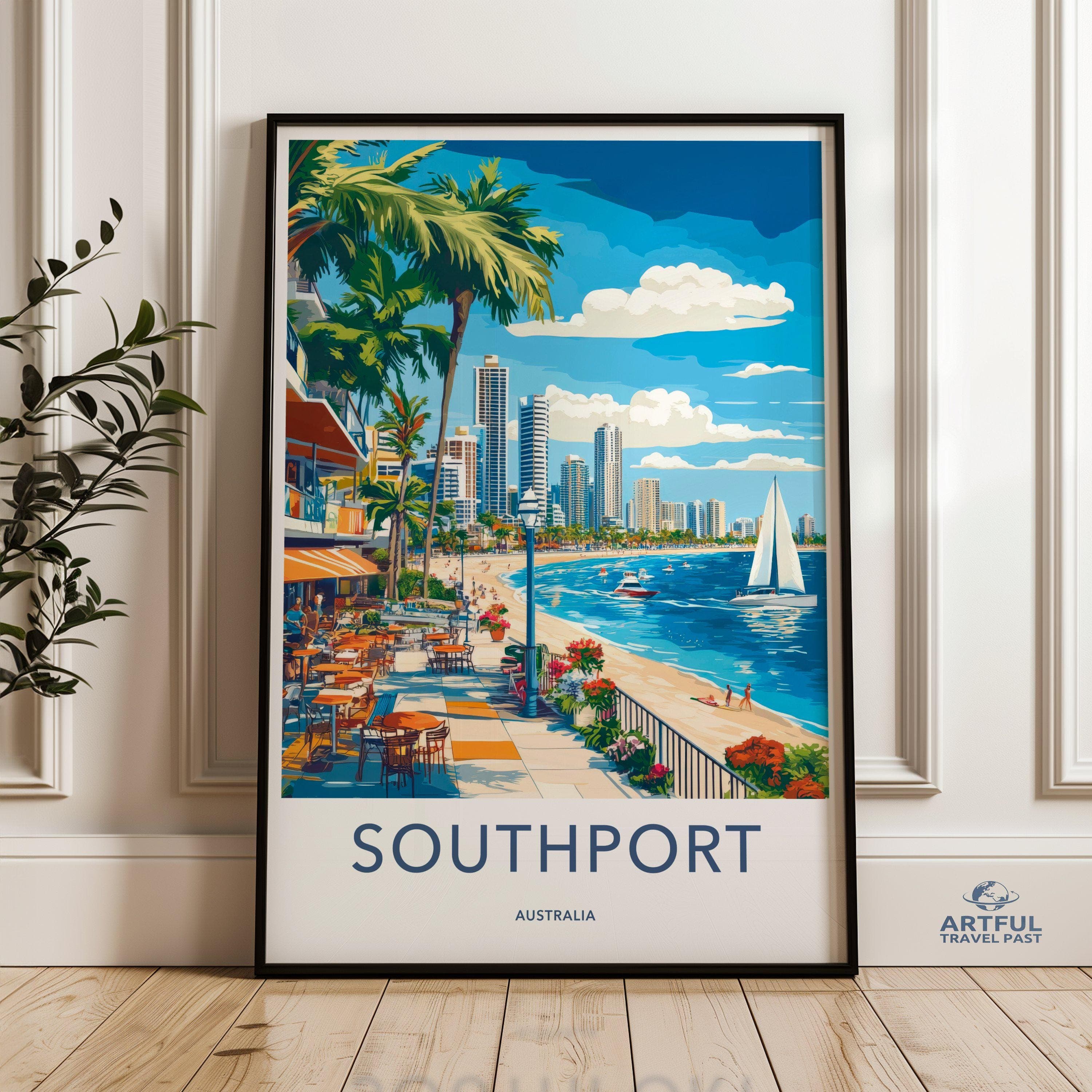 Southport Poster - Australia Wall Art
