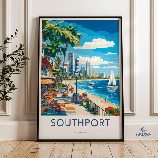 Southport Poster - Australia Wall Art