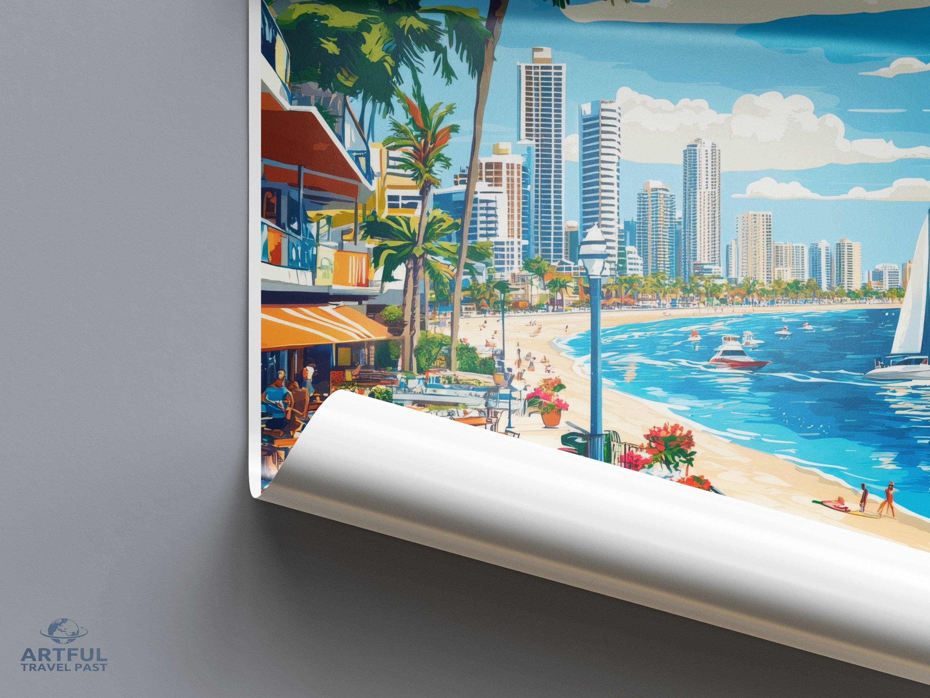 Southport Poster - Australia Wall Art