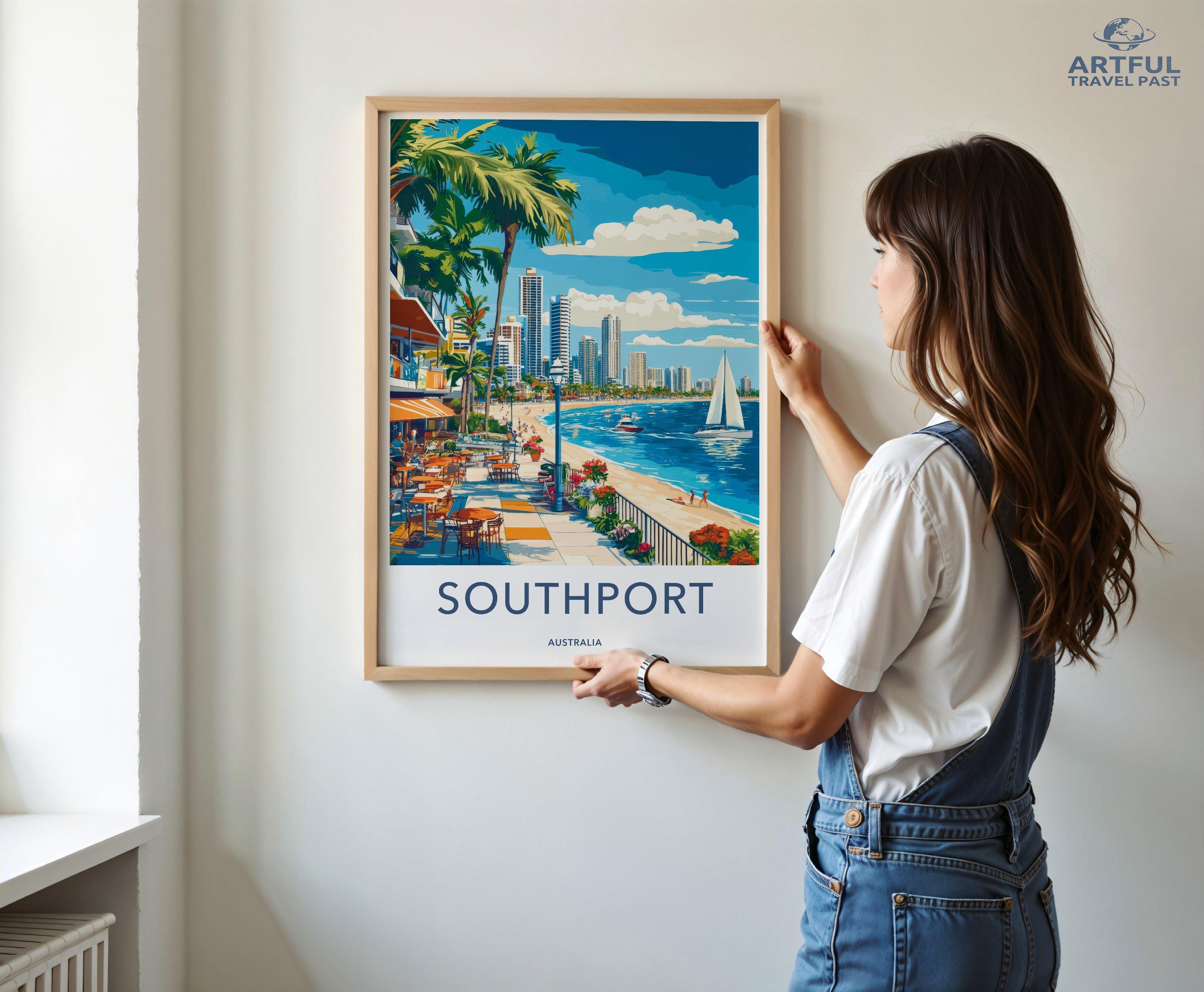 Southport Poster - Australia Wall Art