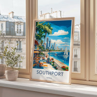 Southport Poster - Australia Wall Art