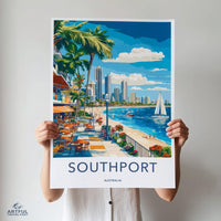 Southport Poster - Australia Wall Art