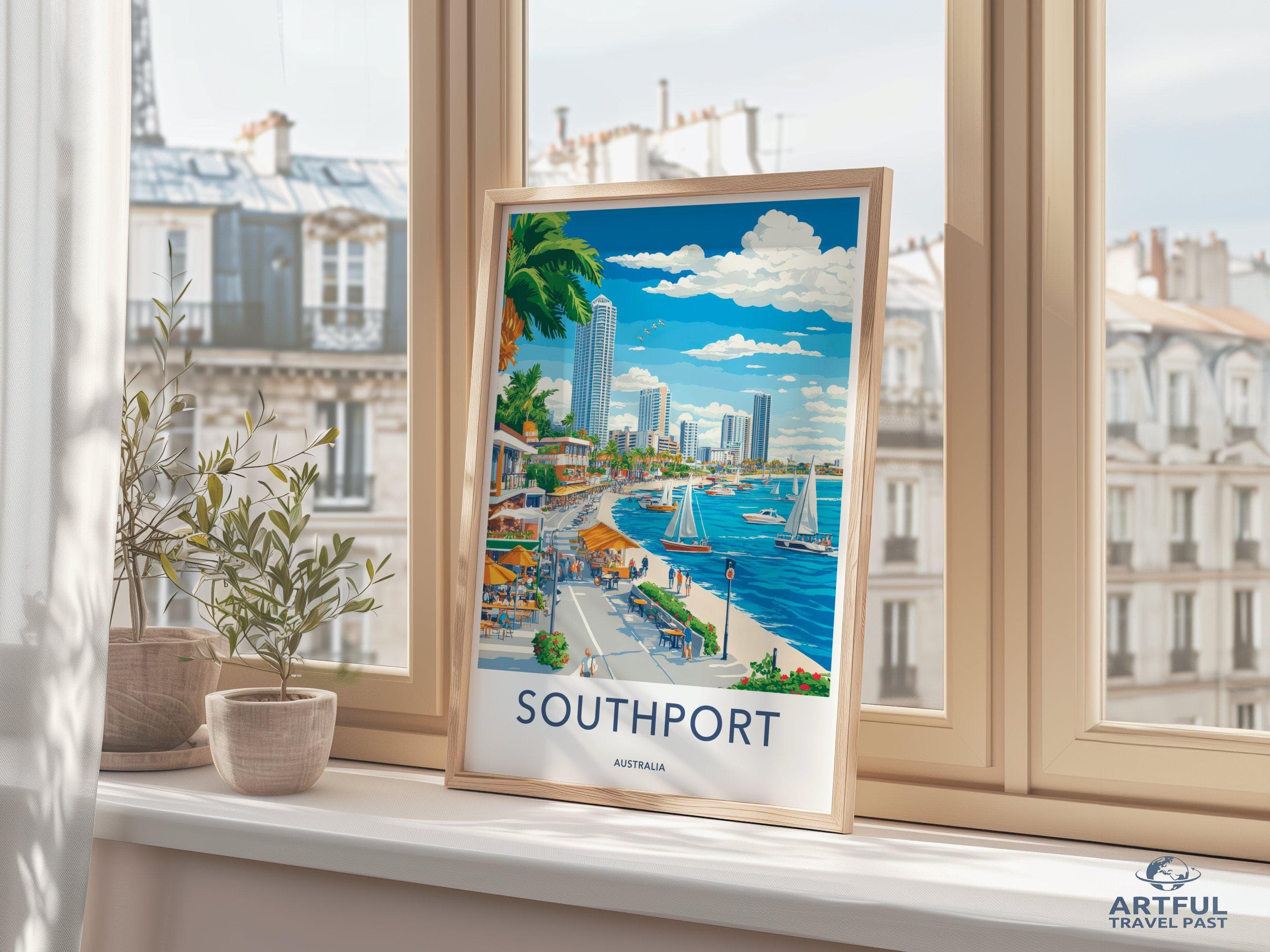 Southport Poster - Australia Wall Art