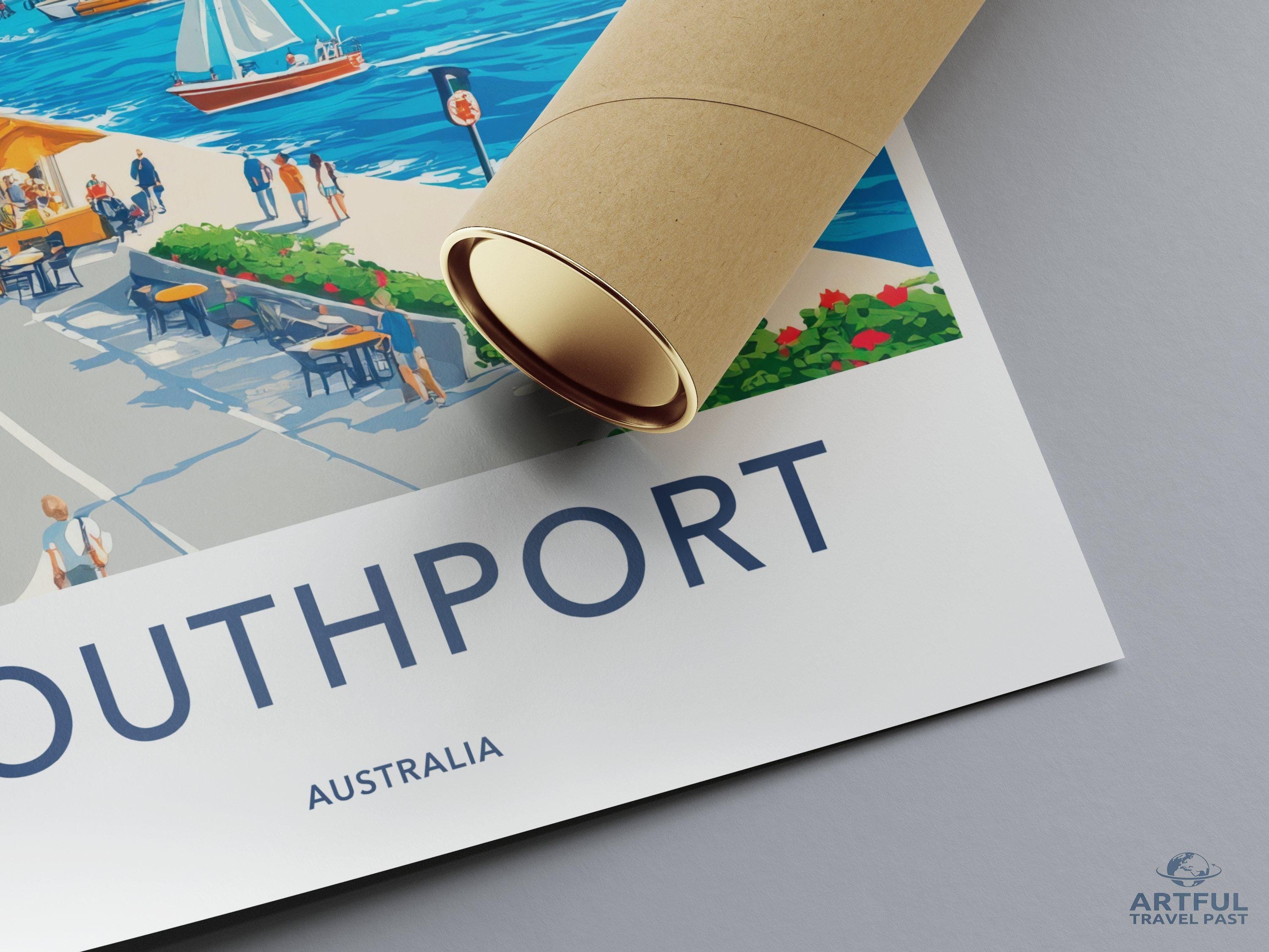 Southport Poster - Australia Wall Art