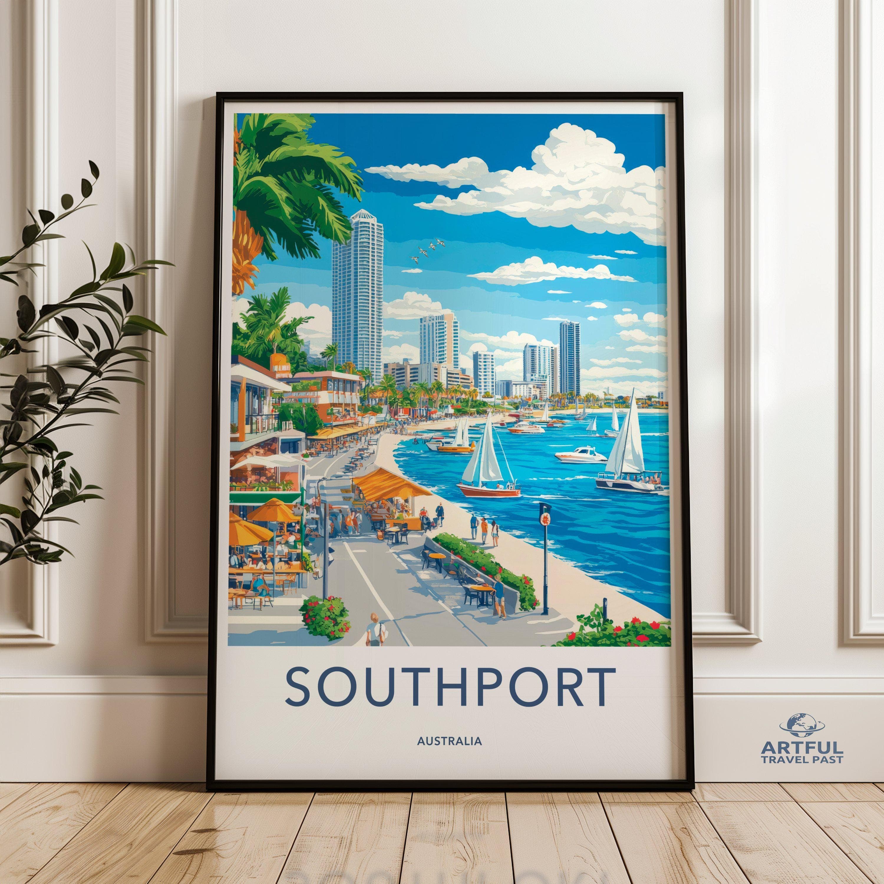 Southport Poster - Australia Wall Art
