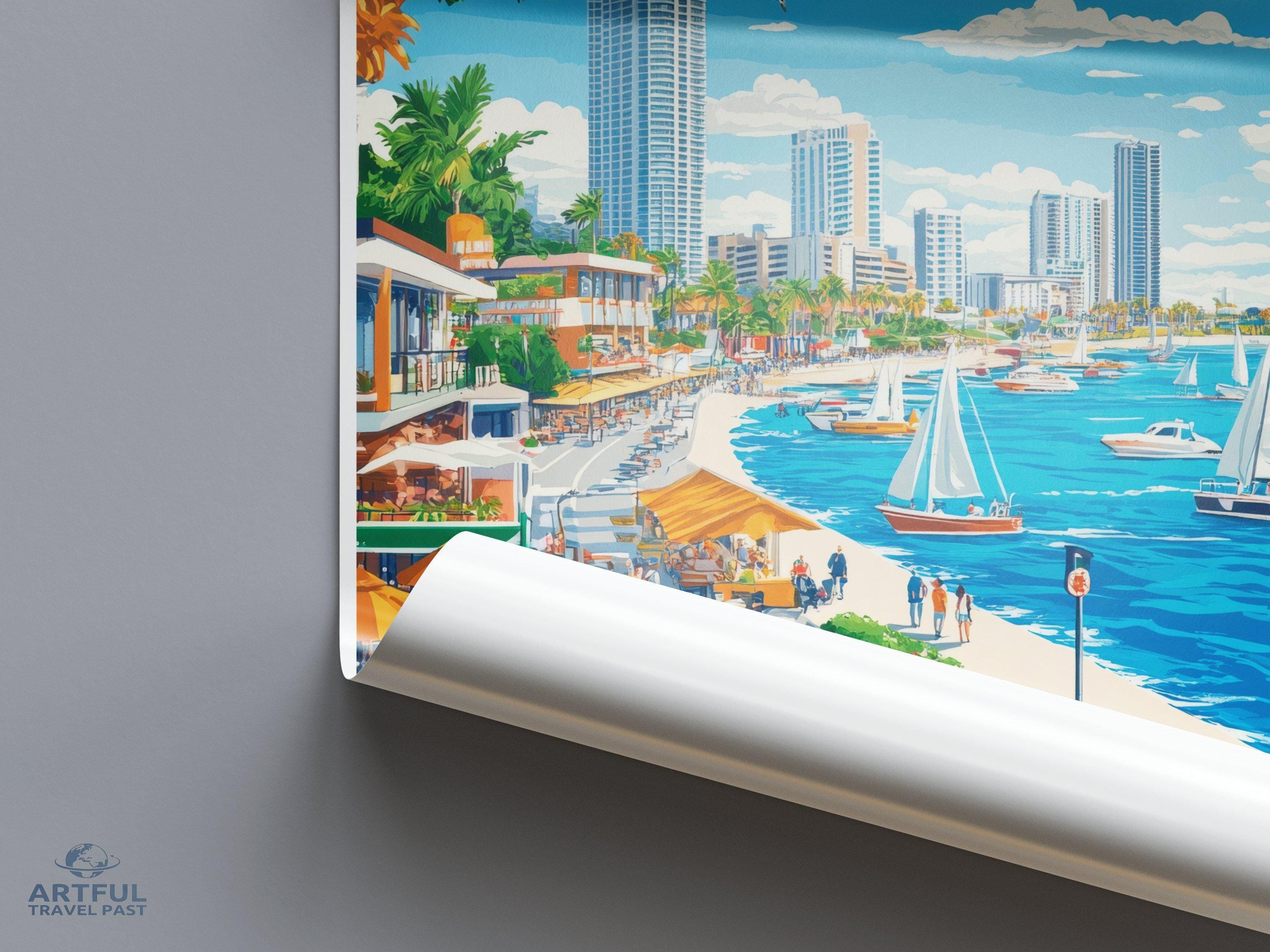 Southport Poster - Australia Wall Art