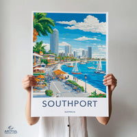 Southport Poster - Australia Wall Art