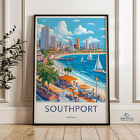 Southport Poster - Australia Wall Art