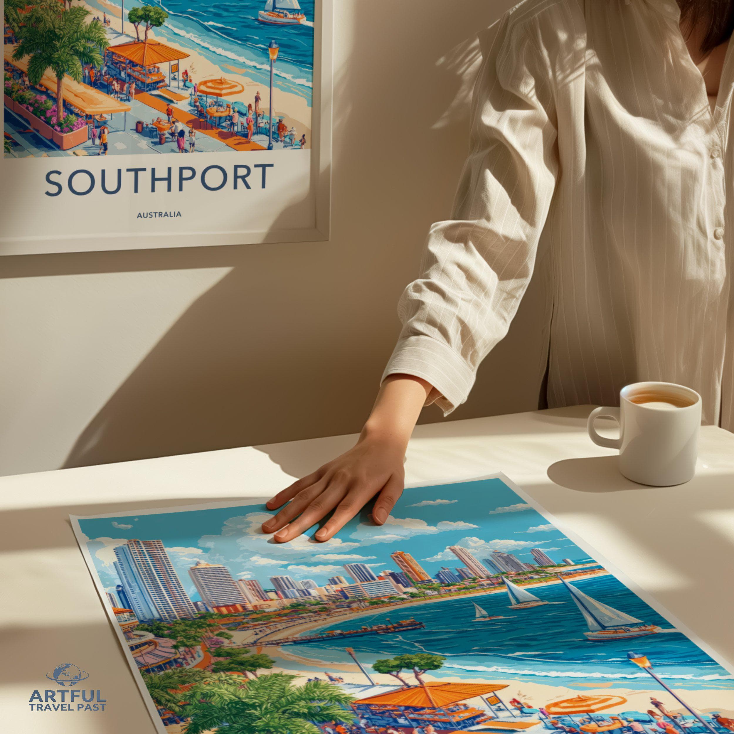 Southport Poster - Australia Wall Art