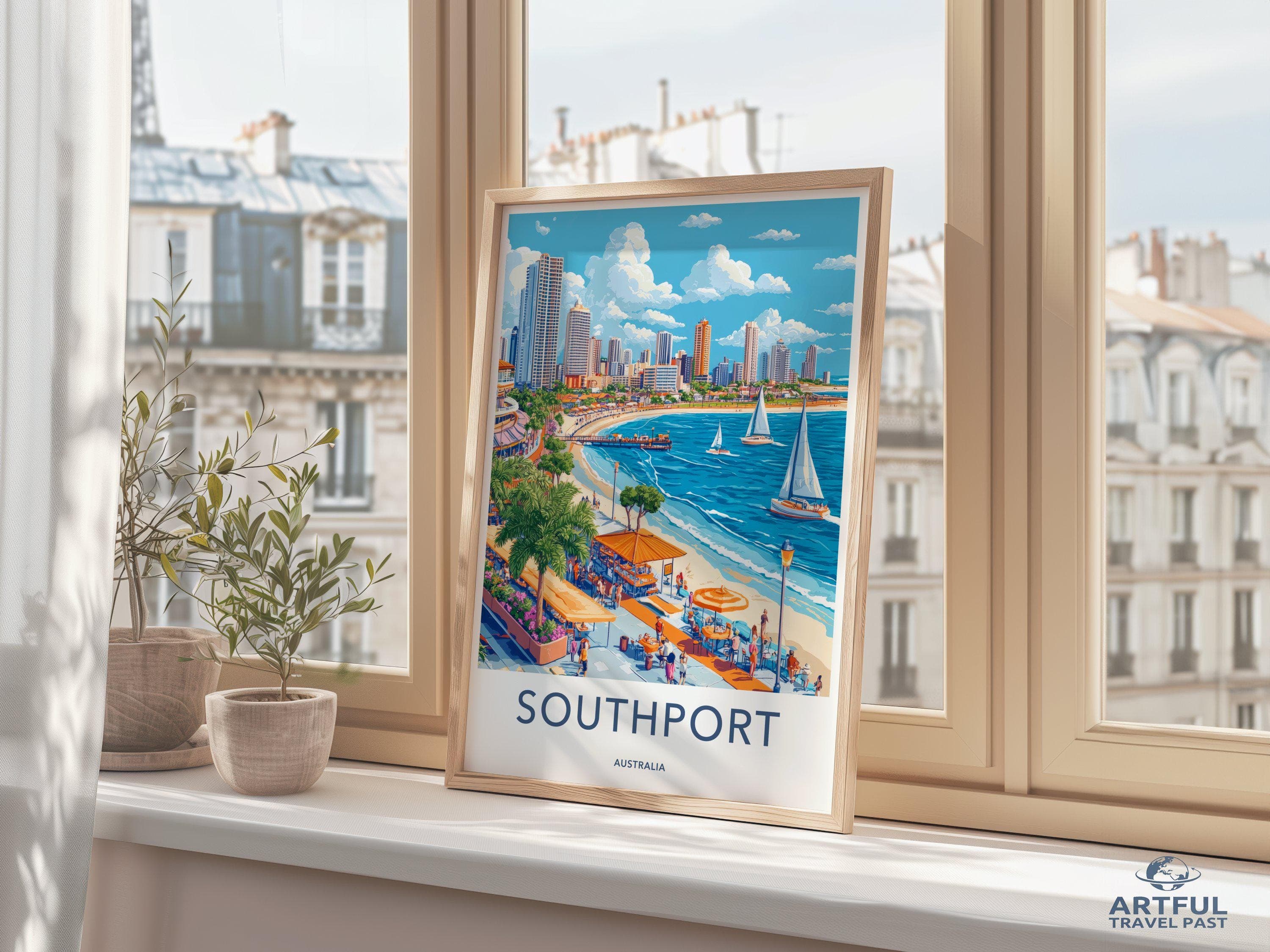 Southport Poster - Australia Wall Art