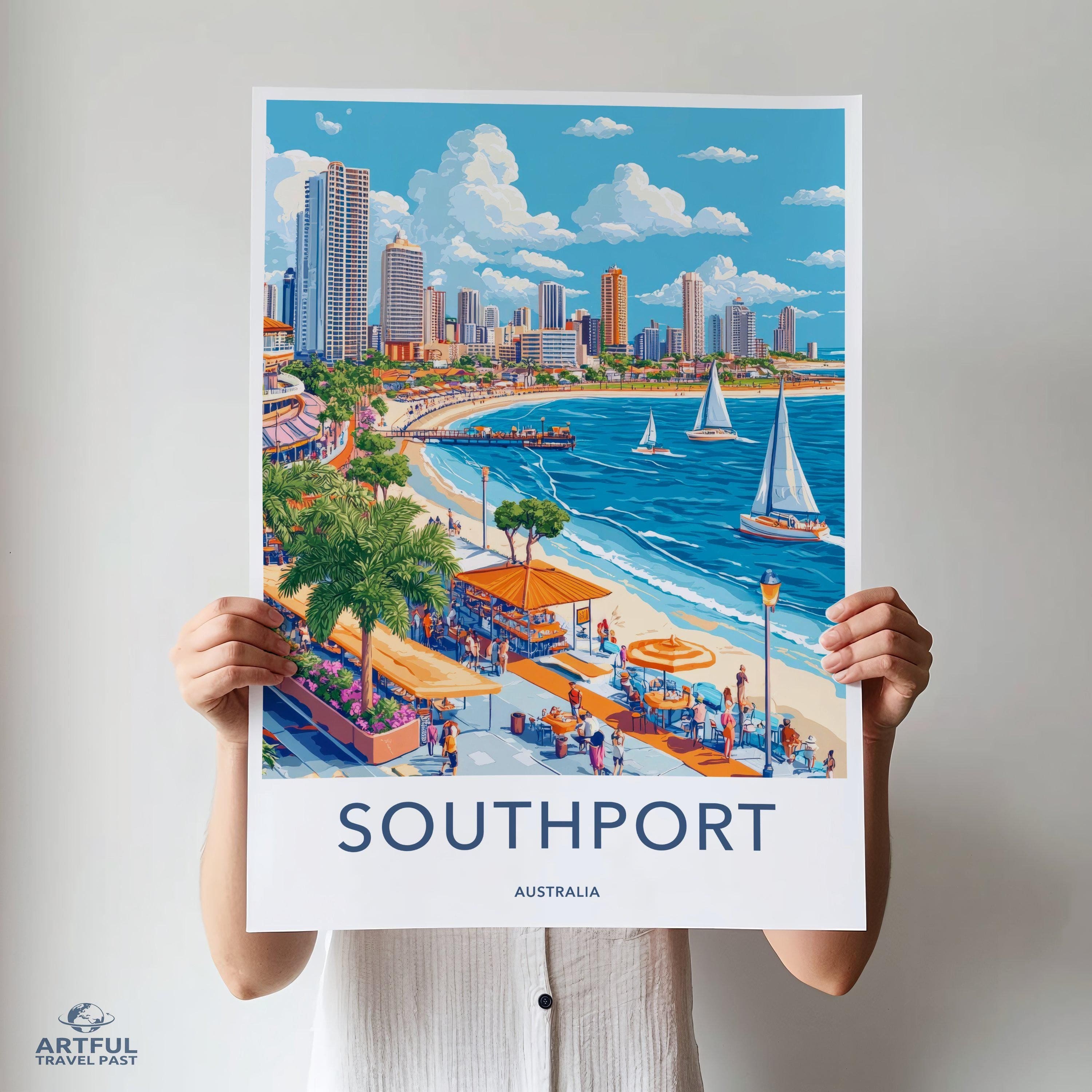 Southport Poster - Australia Wall Art