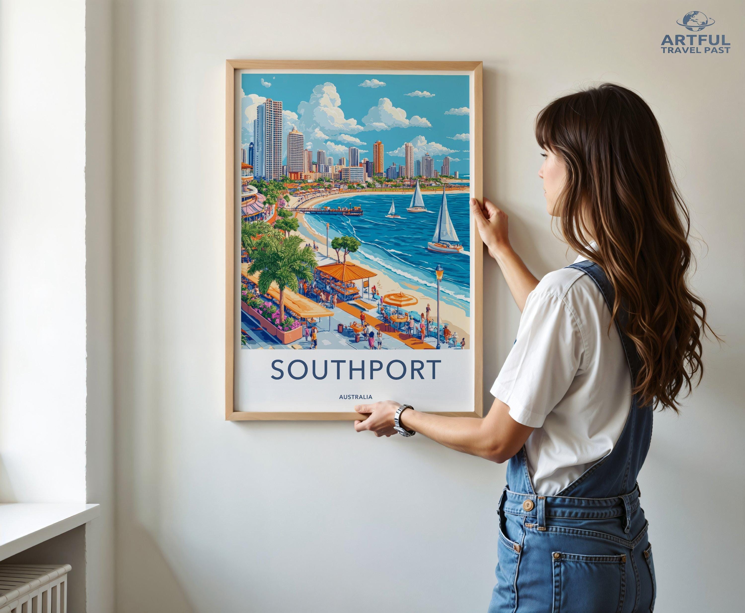 Southport Poster - Australia Wall Art