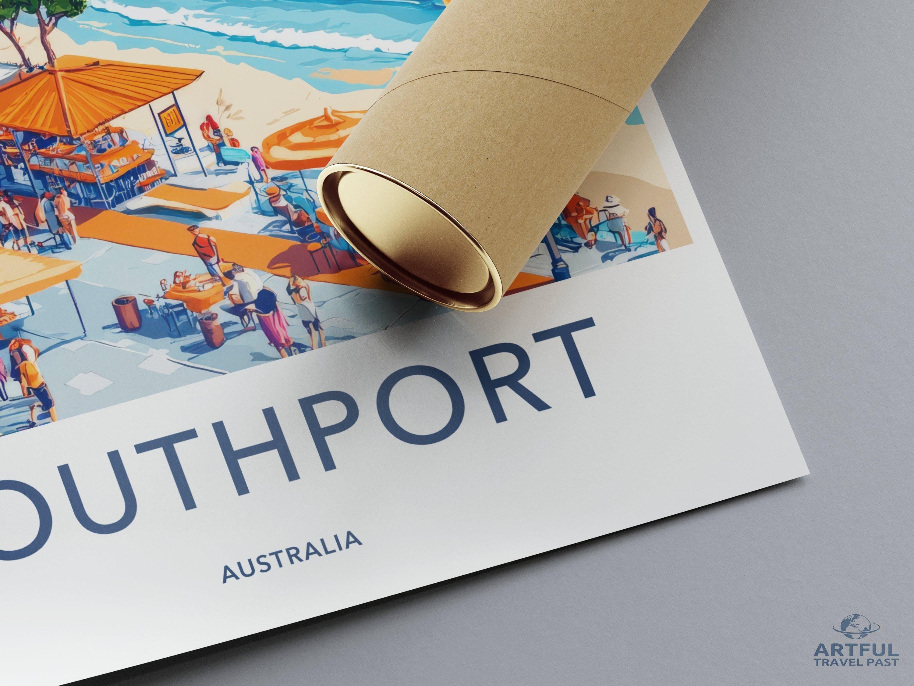 Southport Poster - Australia Wall Art