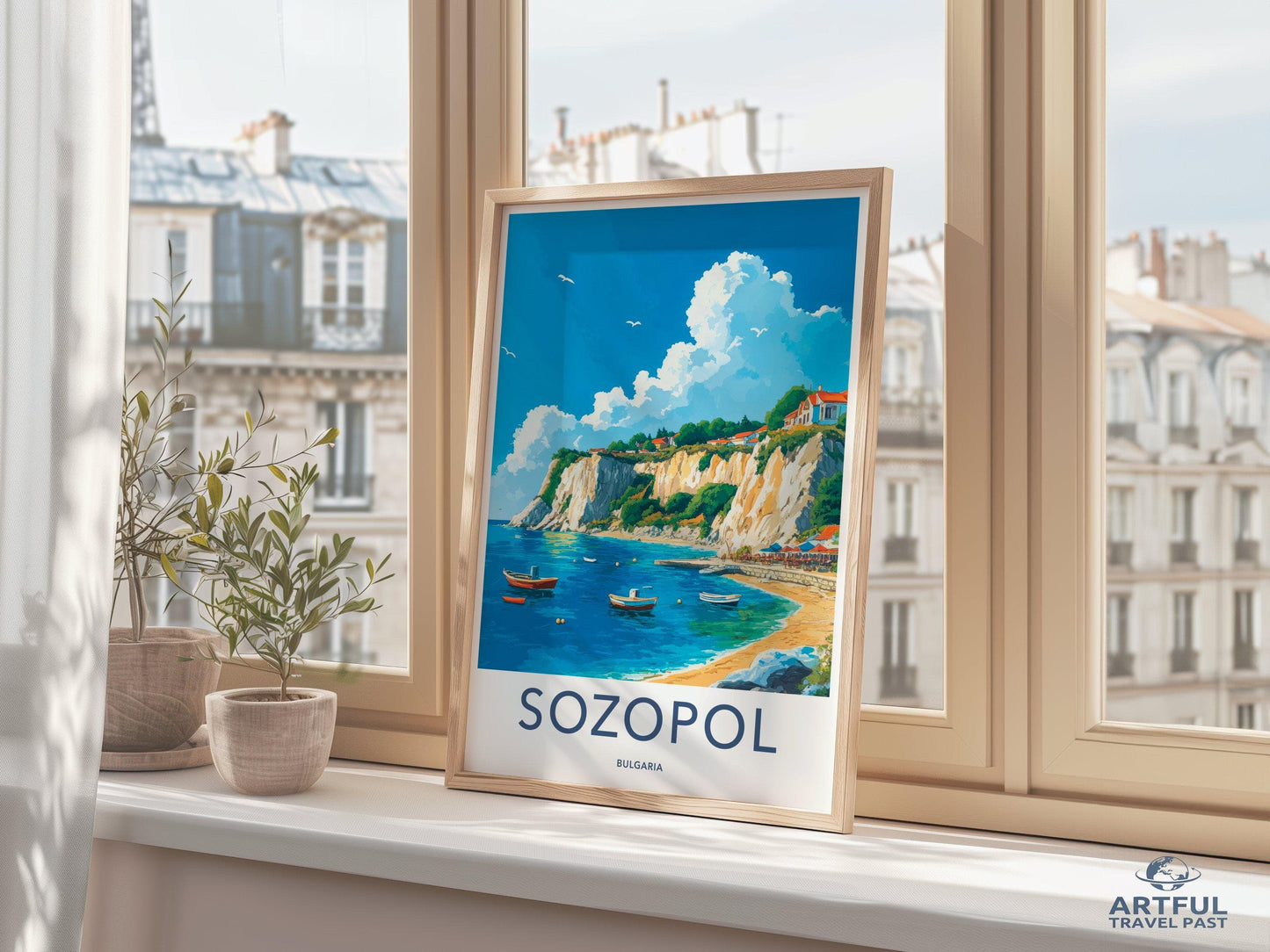 Sozopol Poster | Bulgaria Wall Art | Europe Decor