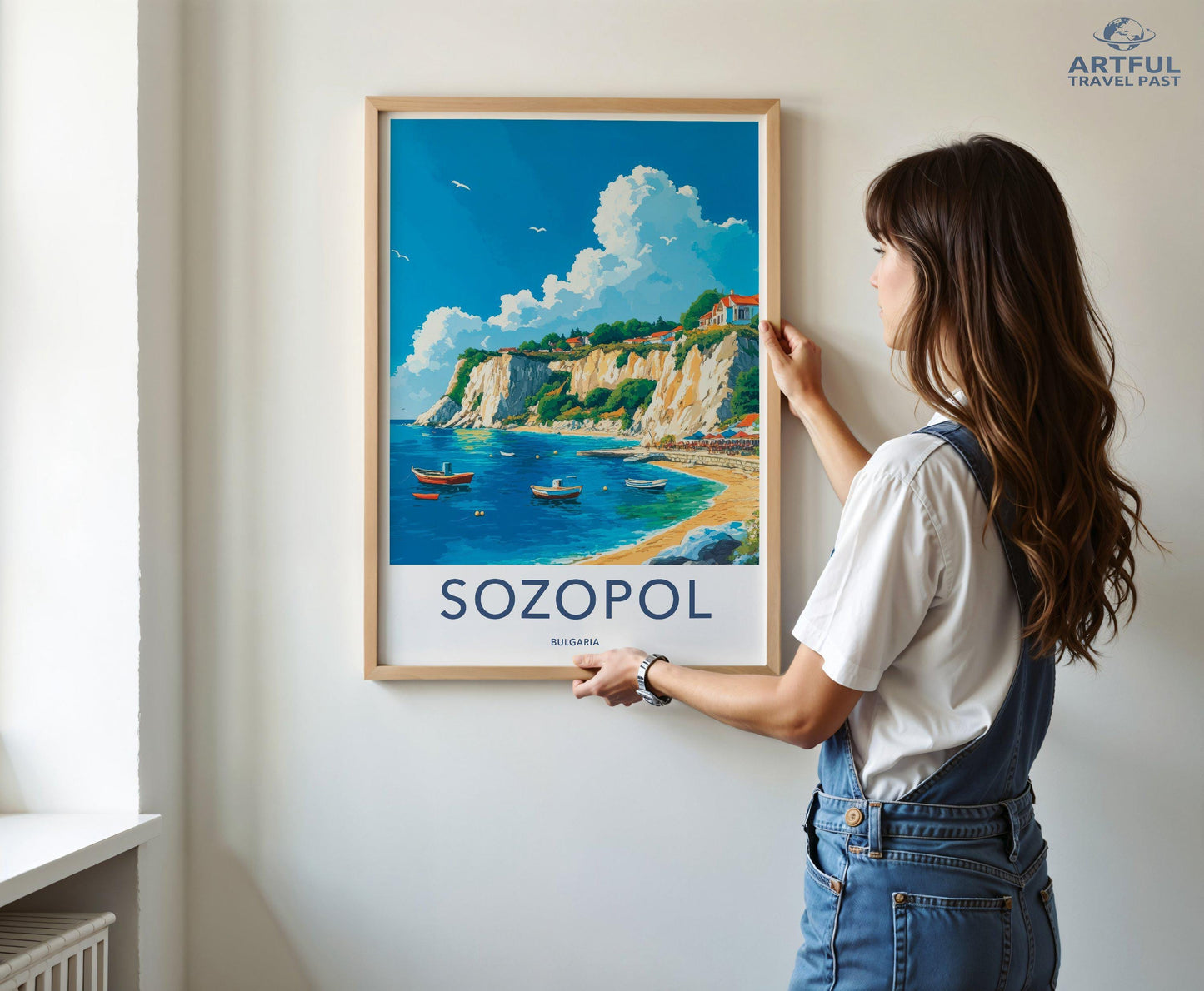 Sozopol Poster | Bulgaria Wall Art | Europe Decor