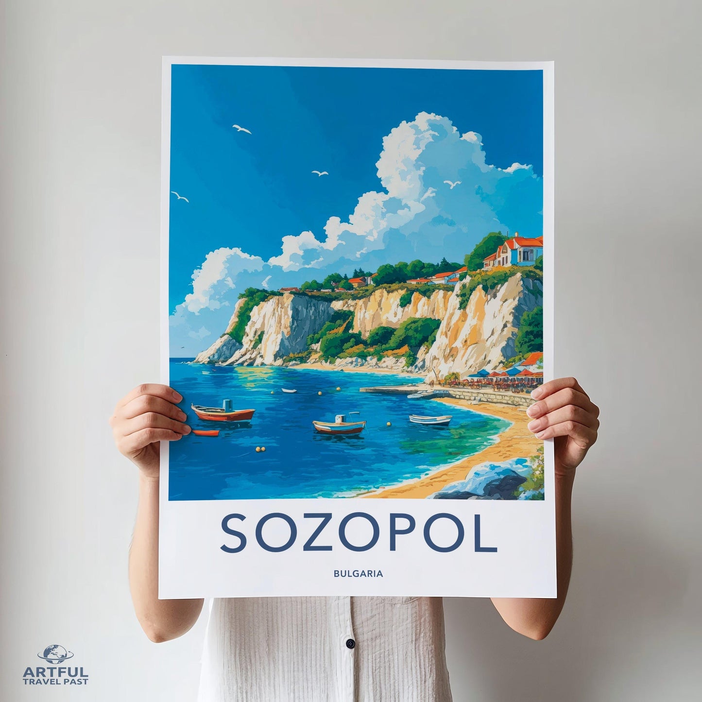 Sozopol Poster | Bulgaria Wall Art | Europe Decor