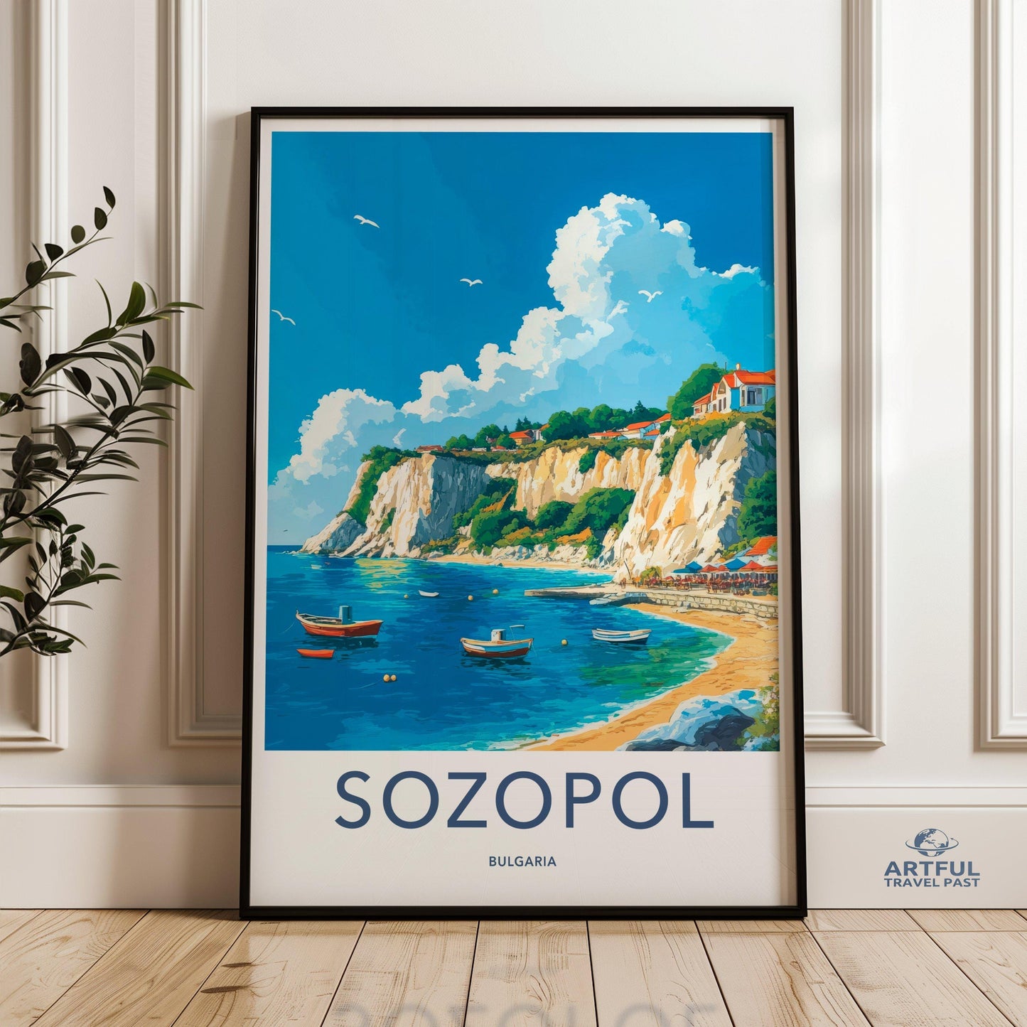 Sozopol Poster | Bulgaria Wall Art | Europe Decor