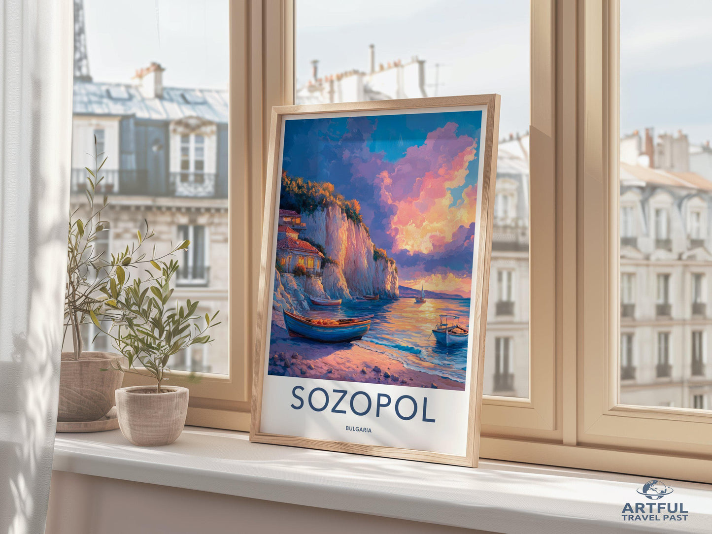 Sozopol Poster | Bulgaria Wall Art | Europe Decor