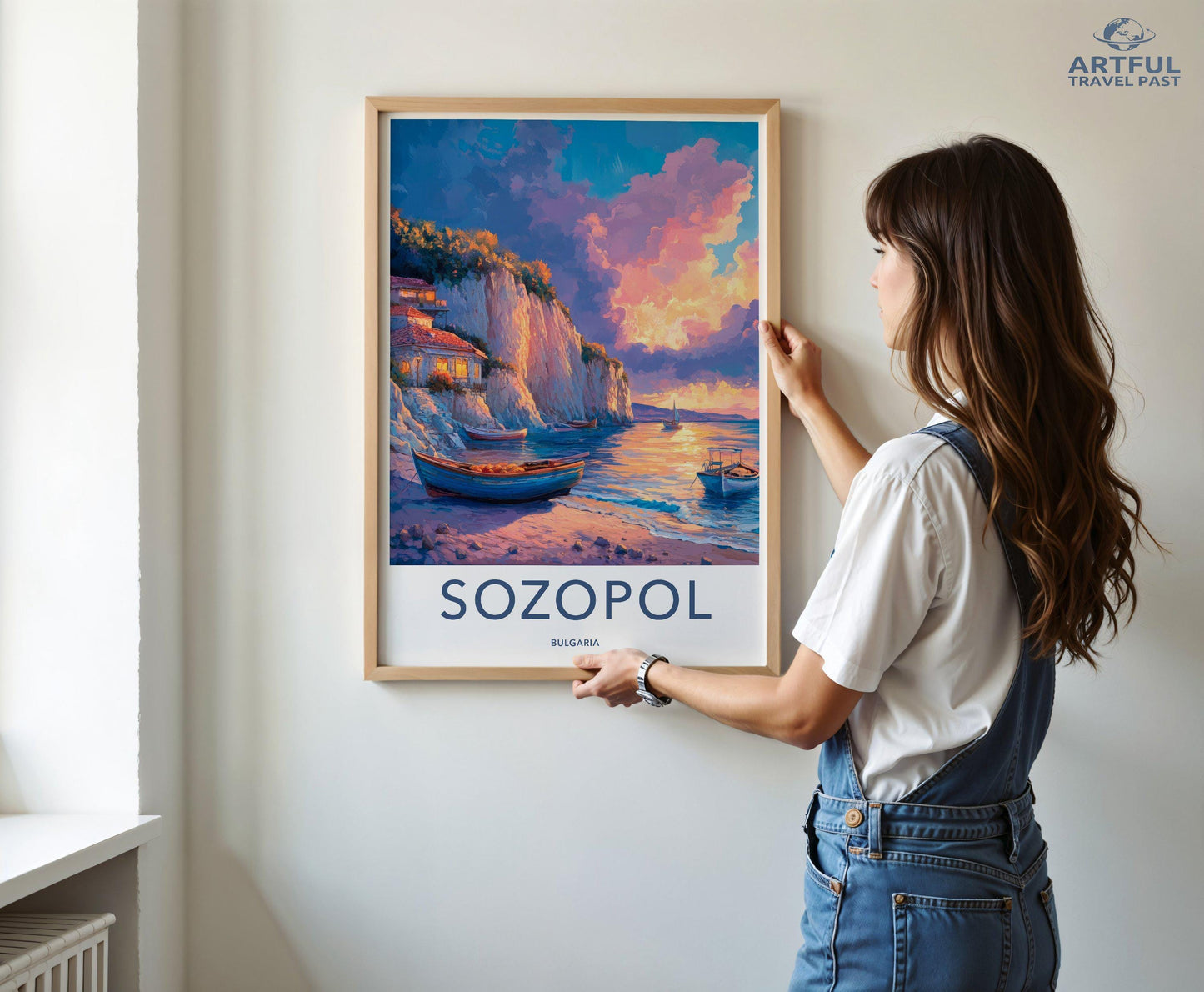 Sozopol Poster | Bulgaria Wall Art | Europe Decor