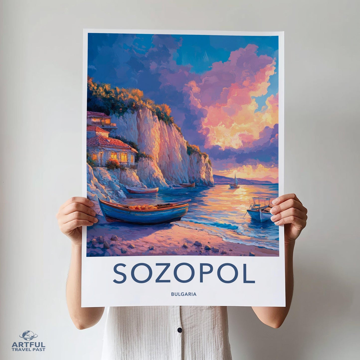 Sozopol Poster | Bulgaria Wall Art | Europe Decor