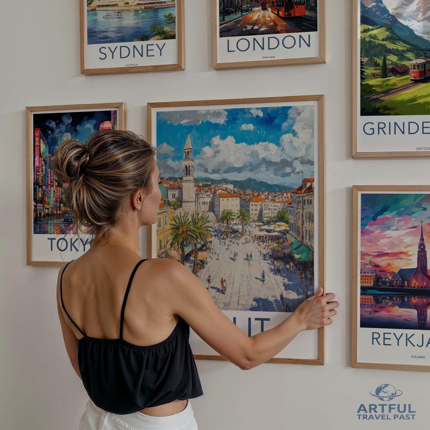 Split Poster - Croatia Wall Art