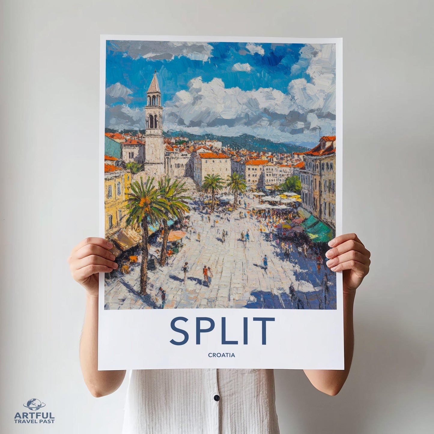 Split Poster - Croatia Wall Art