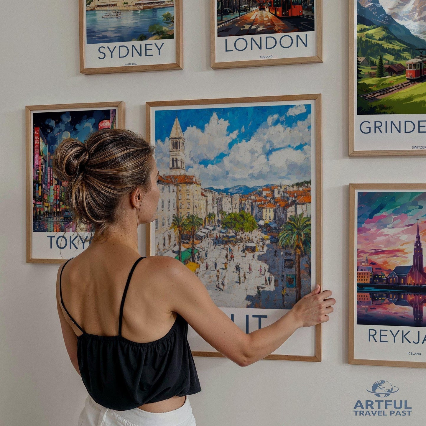 Split Poster - Croatia Wall Art