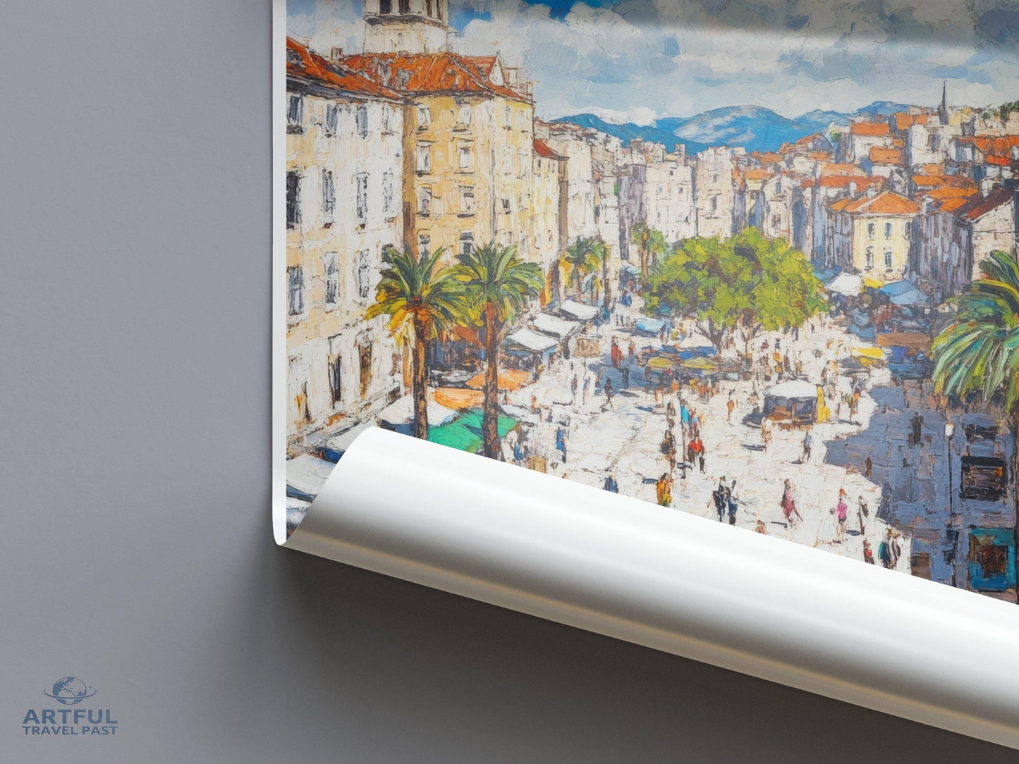 Split Poster - Croatia Wall Art
