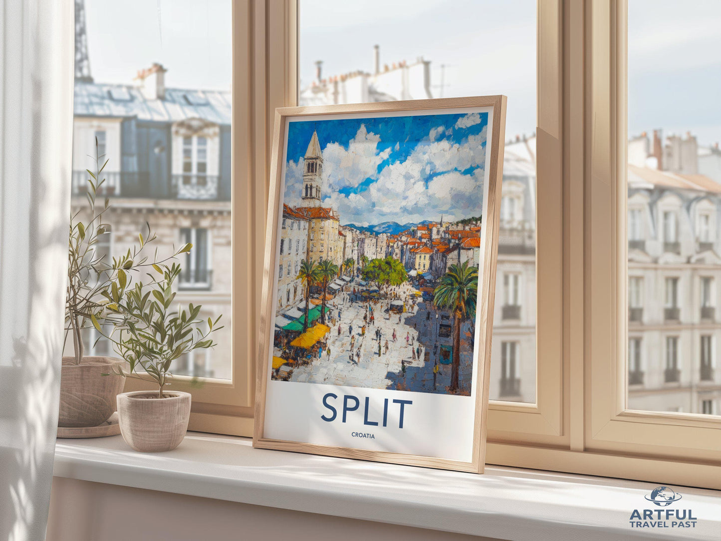 Split Poster - Croatia Wall Art