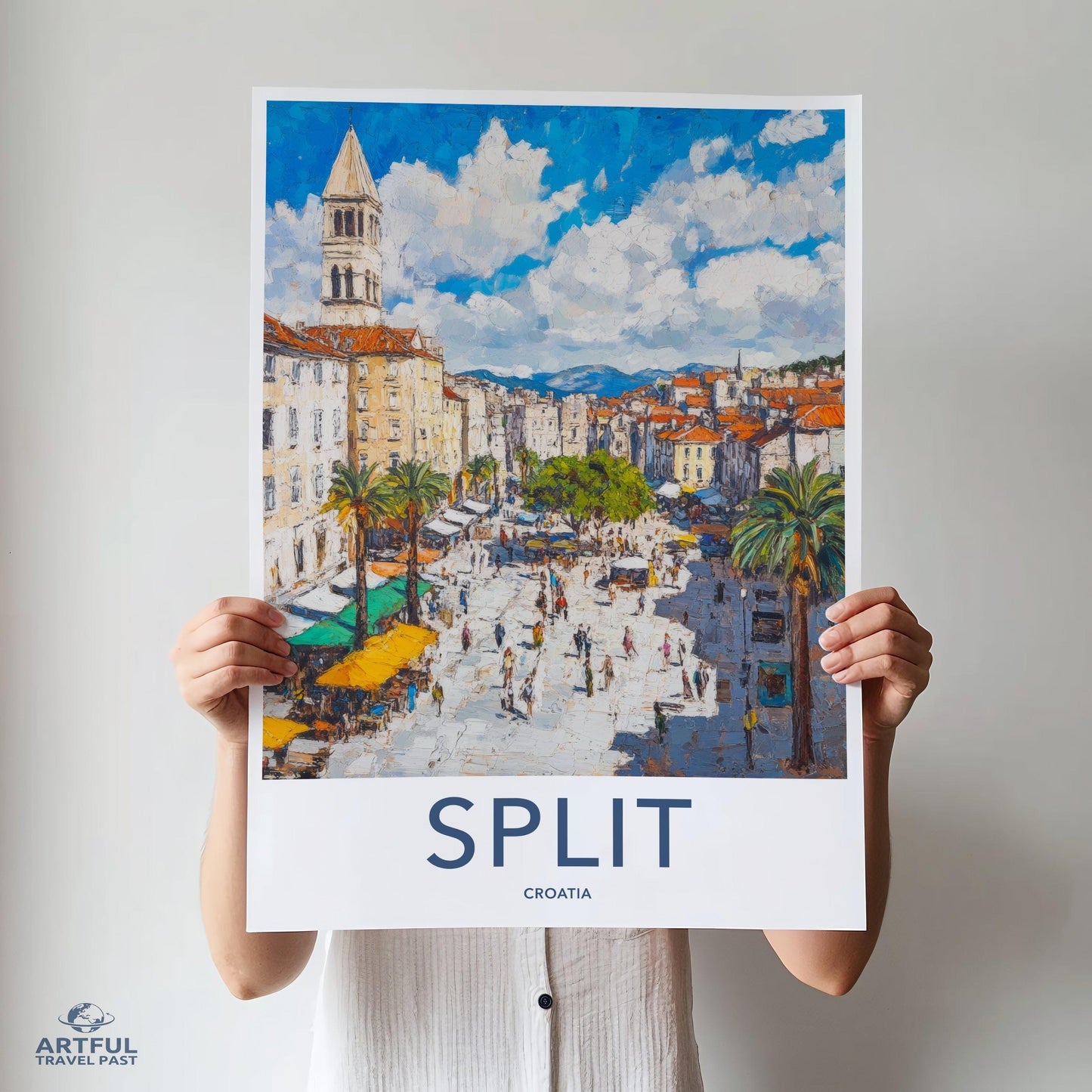 Split Poster - Croatia Wall Art