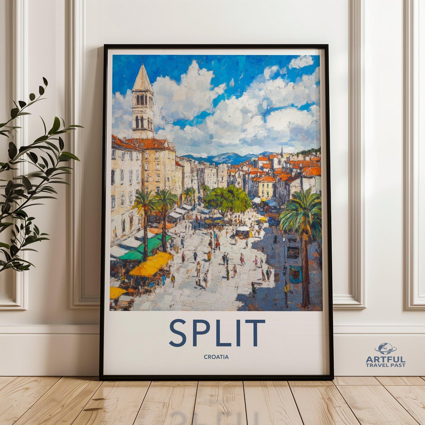 Split Poster - Croatia Wall Art