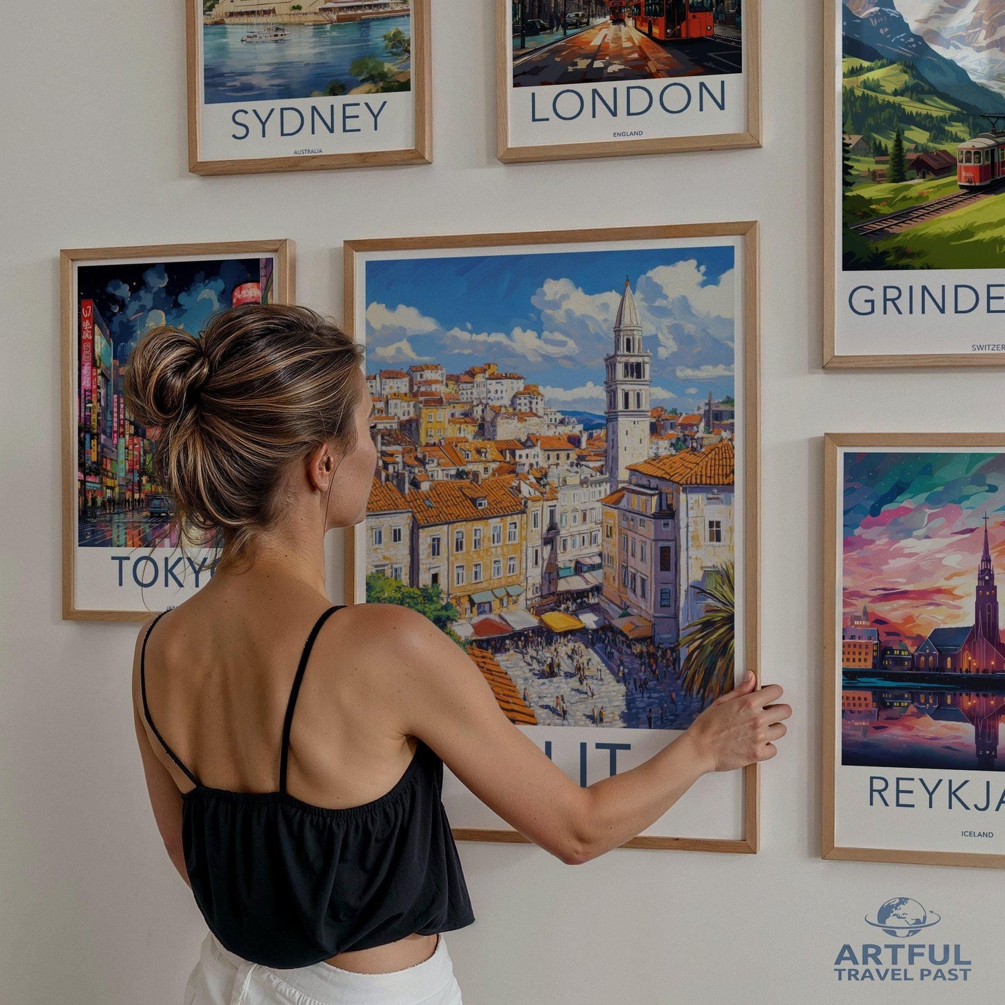 Split Poster - Croatia Wall Art