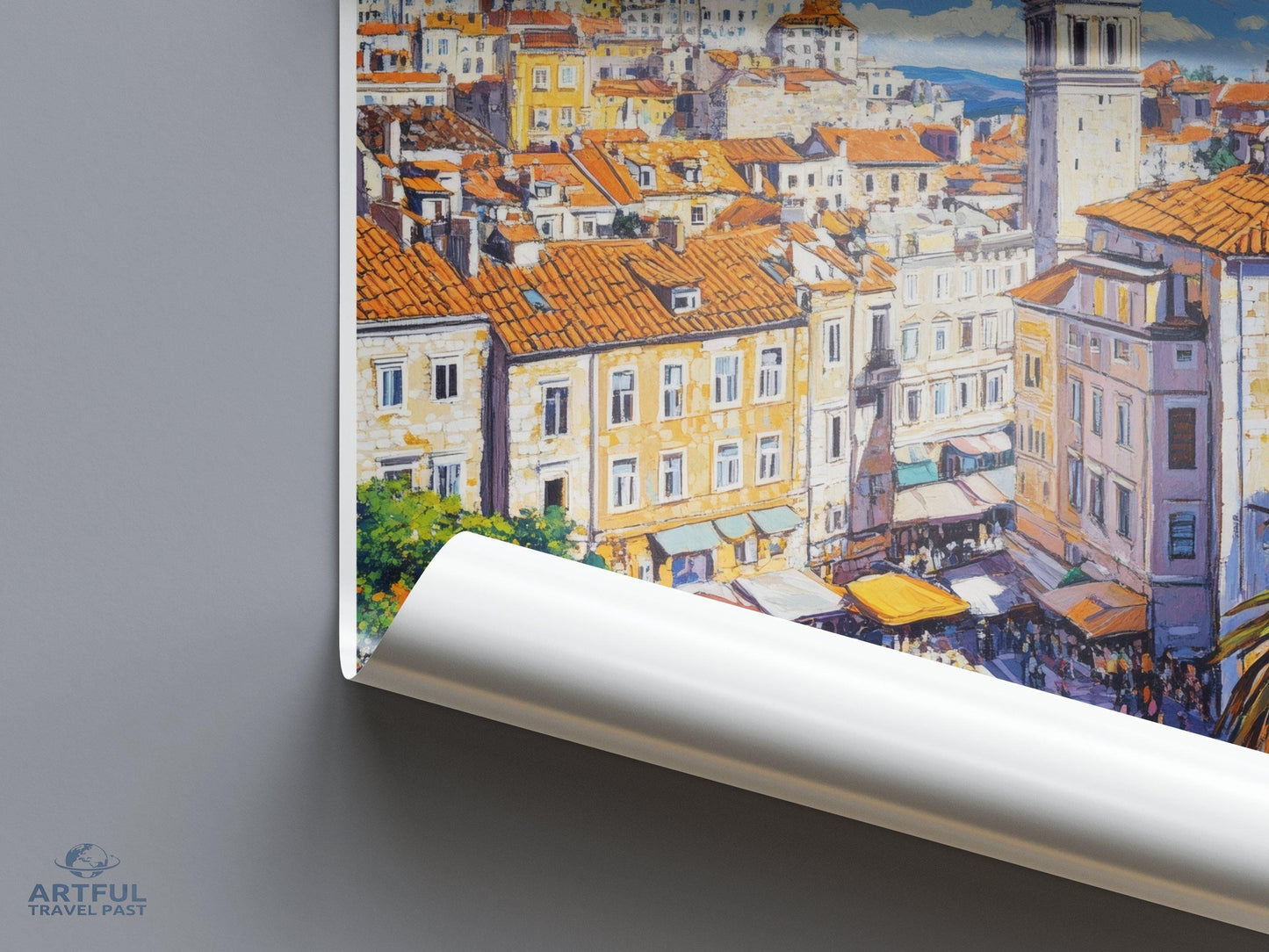 Split Poster - Croatia Wall Art